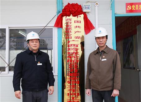 發(fā)揮戰(zhàn)斗堡壘作用！冶建又一個項目部黨支部揭牌