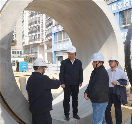 廖立波到勝利干渠項(xiàng)目調(diào)研指導(dǎo)