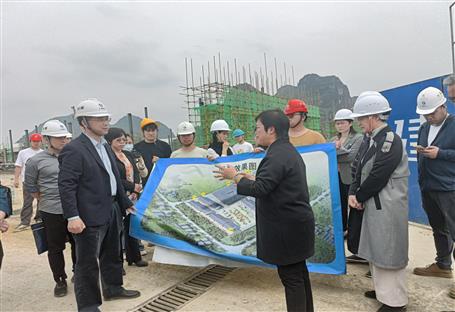 玉秋靜到冶建第十二分公司項(xiàng)目調(diào)研指導(dǎo)