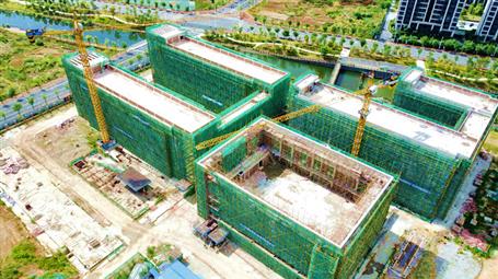 【奮戰(zhàn)三季度 打贏攻堅戰(zhàn)】柳州市明德小學2#、3#教學樓主體結(jié)構(gòu)通過驗收