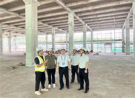 陳禮松到冶建公司廣安項(xiàng)目開展第三季度質(zhì)量安全大檢查